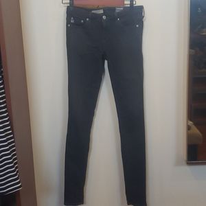 AG black/gray skinny jeans